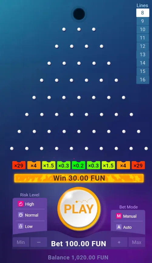 Czym jest mobilna wersja Plinko? Kilka faktów na początek